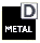 Label for D: Metal